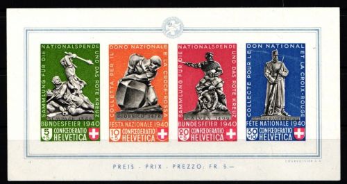 Schweiz Block 5 postfrisch #KP087