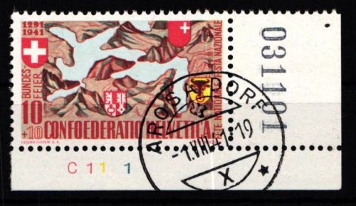 Schweiz 396 gestempelt