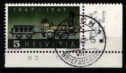 Schweiz 484 gestempelt