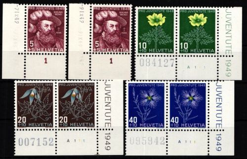 Schweiz 541-544 postfrisch
