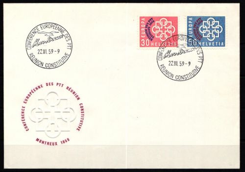 Schweiz 681-682 gestempelt