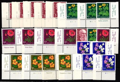Schweiz 687-691 postfrisch