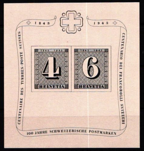 Schweiz Block 8 postfrisch mit Nr. 18 #KP599