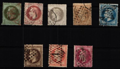 Frankreich 24-31 gestempelt #KR218