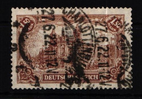 Deutsches Reich 114c gestempelt geprüft Infla Berlin #KR357