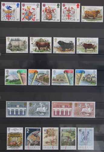 Großbritannien Jahrgang 1984 mit 975-1016 postfrisch Dauerserie fehlt #KN243