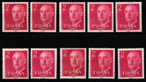 Spanien 1051 postfrisch Los 10x Nr. 1051 #KS988