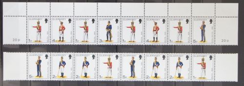 Guernsey 94, 96, 98, 100, 135 postfrisch Zusammendruck #KQ285