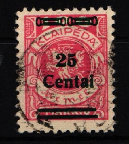 Memel 219 III gestempelt geprüft Huylmans BPP #KS871