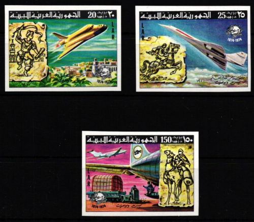 Libyen 584-586 postfrisch Weltpostverein/ UPU #JV814