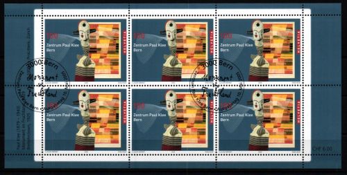 Schweiz 1922 gestempelt als Kleinbogen #KR367