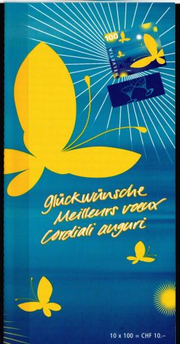 Schweiz 1926 gestempelt als Folienblatt #KT055