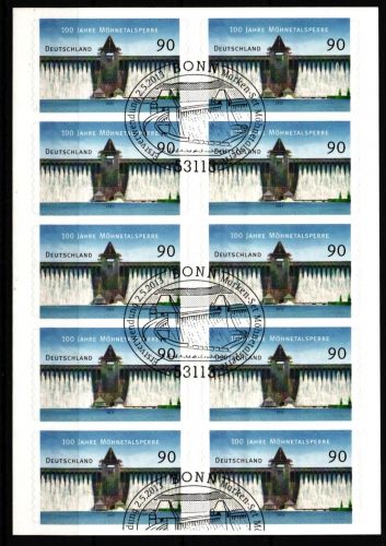BRD Bund 3009 gestempelt als Folienblatt mit Sonderstempel #KU343
