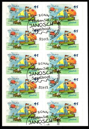 BRD Bund 2995 gestempelt als Folienblatt mit Sonderstempel #KU350