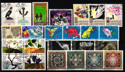 Liechtenstein Jahrgang 1994 gestempelt #KU624