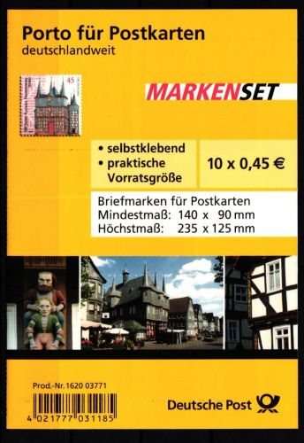 BRD Bund 2718 gestempelt als Markenheftchen mit Sonderstempel #KV005