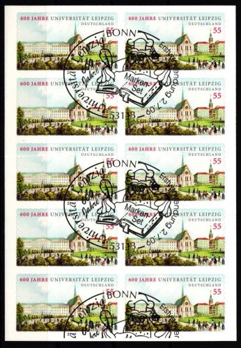 BRD Bund 2747 gestempelt als Folienblatt mit Sonderstempel #KU390