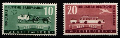 Französische Zone Württemberg 49-50 postfrisch #KT817