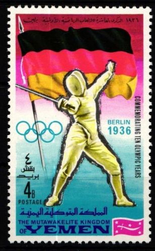 Jemen Königreich 520A postfrisch Olympische Spiele 1968 #KR005