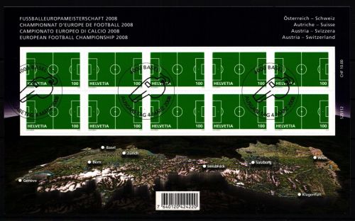 Schweiz 2044 gestempelt Folienblatt #KR068
