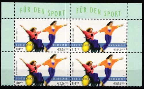 BRD Bund Viererblock 2166 postfrisch #KV453