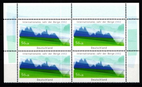 BRD Bund Viererblock 2231 postfrisch #KV497