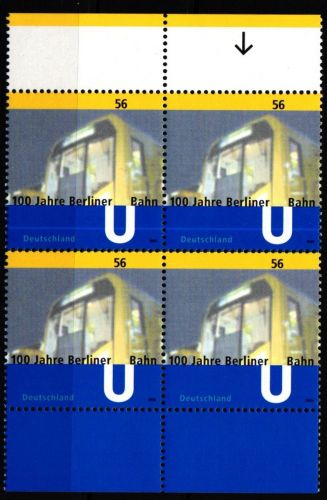BRD Bund Viererblock 2242 postfrisch #KV507