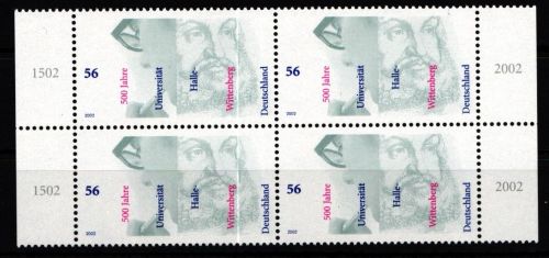 BRD Bund Viererblock 2254 postfrisch #KV517