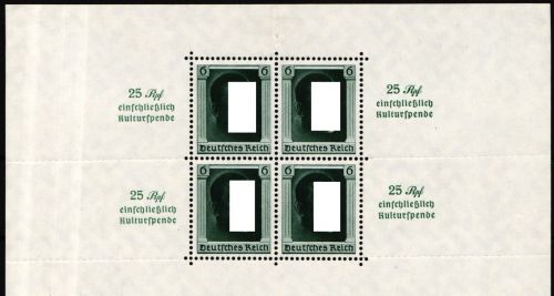 Deutsches Reich Block 9 mit Falz