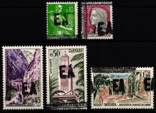 Algerien 378-382 postfrisch #KX150