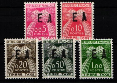 Algerien Portomarken 54-58 postfrisch #KX236