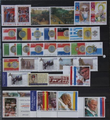 Vatikan Jahrgang 2004 postfrisch