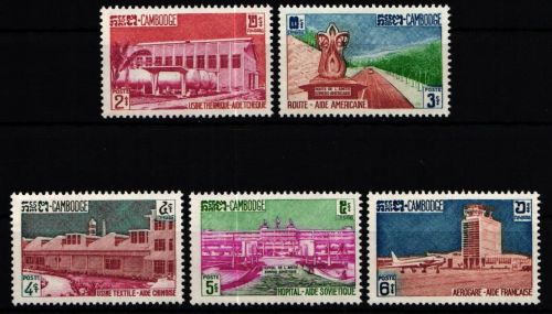 Kambodscha 132-136 postfrisch #KX528