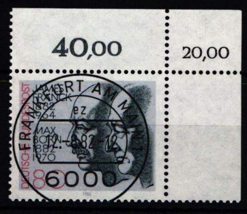 BRD Bund 1147 gestempelt KBWZ #KW839