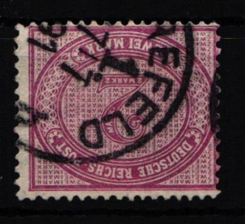 Deutsches Reich 37 e gestempelt Typenprüfung #KW885