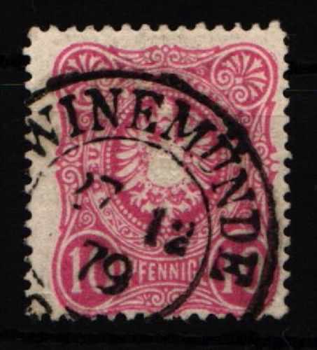 Deutsches Reich 33 a gestempelt Preußen Stempel, geprüft Wiegand BPP #KW903