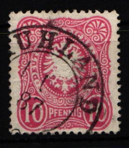 Deutsches Reich 41 b gestempelt Preußen-Stempel, geprüft Wiegand BPP #KW962