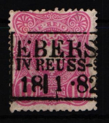 Deutsches Reich 41 CE a gestempelt geprüft Wiegand BPP #KW976