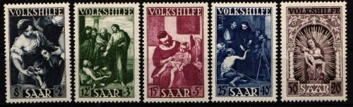 Saarland 267-271 postfrisch #KU503