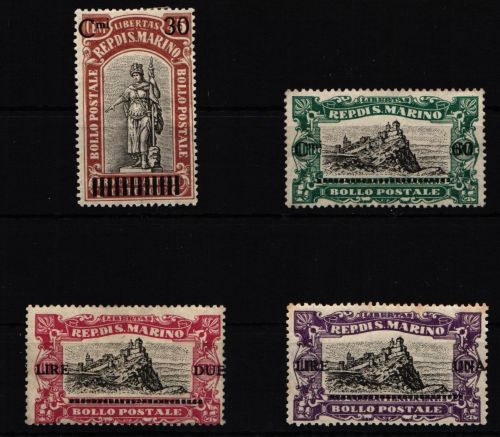 San Marino 105-108 mit Falz #KX604