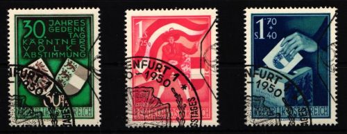 Österreich 952-954 gestempelt #KX643