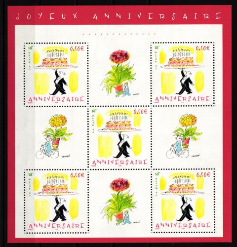 Frankreich 3833 postfrisch als Kleinbogen #KX654