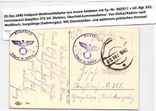 Generalgouvernement Feldpost auf Brief Feldpost Generalgouvernement #KY511