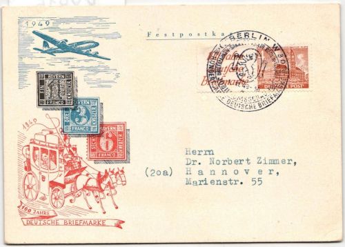 Berlin W 5 als Ersttagsbrief #KY815