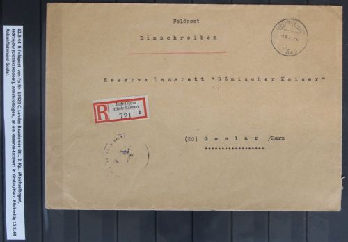 Generalgouvernement Feldpost auf Brief Feldpost GG #KY526