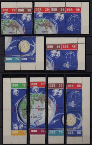 DDR W Zd 58-W Zd 69 und S Zd 40-S Zd 43 postfrisch