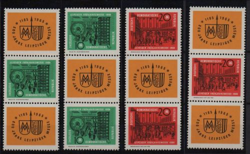 DDR W Zd 118-W Zd 125 und S Zd 44-S Zd 51 postfrisch