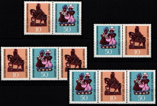 DDR W Zd 210-W Zd 213 postfrisch #KZ300