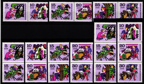 DDR W Zd 214-W Zd 216 und S Zd 100-S Zd 105 postfrisch