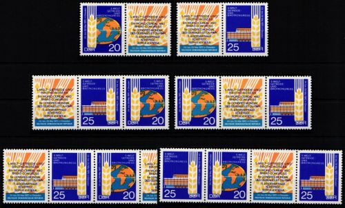 DDR W Zd 221-W Zd 226 postfrisch